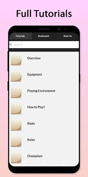 Easy Racquetball Tutorial Screenshot 1