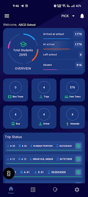 BigYellowBus Pro Admin Screenshot 0
