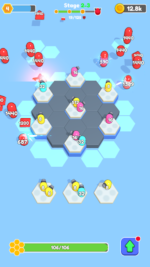 2048 Hexa TD Screenshot 3