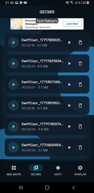 Swift Cam Screenshot 1