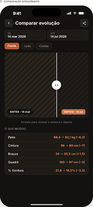 Fortis: Medidas e Progresso Screenshot 2
