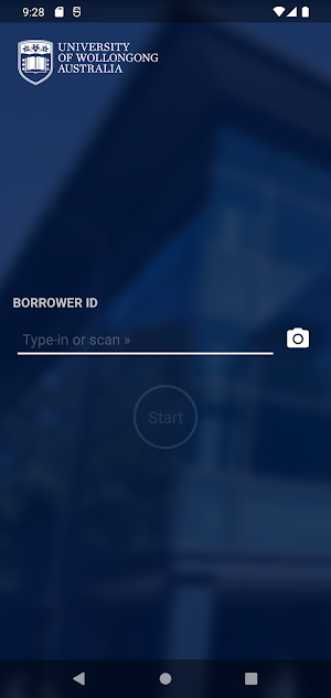 UOW Library Borrowing Screenshot 1