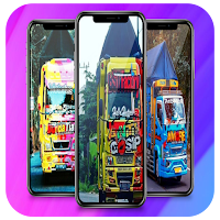 Wallpaper Truk Oleng Bergerak
