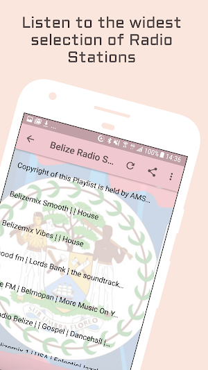 Belize Radio Music & News Screenshot 1