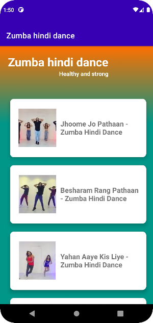 Zumba hindi dance Screenshot 0