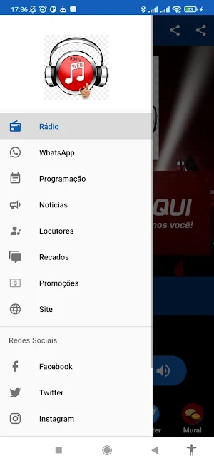 Rádio Web Screenshot 1
