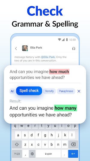 Writely - AI Keyboard & Writer Screenshot 1
