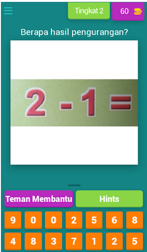 Tebak gambar pengurangan angka Screenshot 2