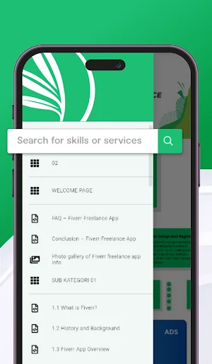Fiverr Freelance App Info Screenshot 2