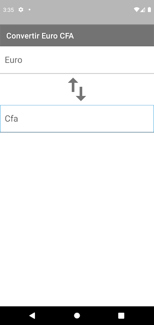 Convertir Euro Cfa Afrique de  Screenshot 0