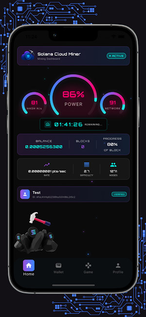 Sol Cloud Miner-Farm Mining Screenshot 0