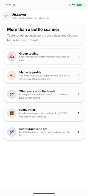 Tasting Notebook Screenshot 1