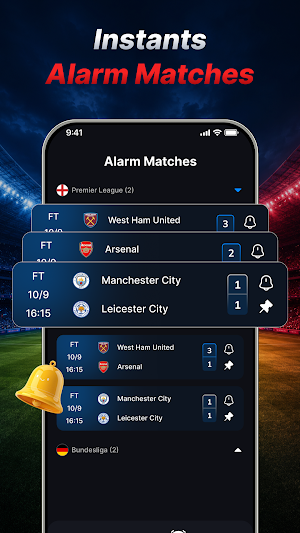 Football Scores, Fixtures Live Screenshot 1