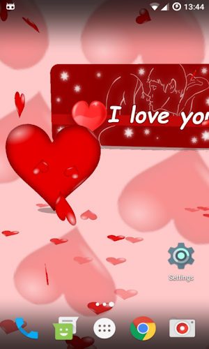 Happy Valentine LWP Screenshot 0
