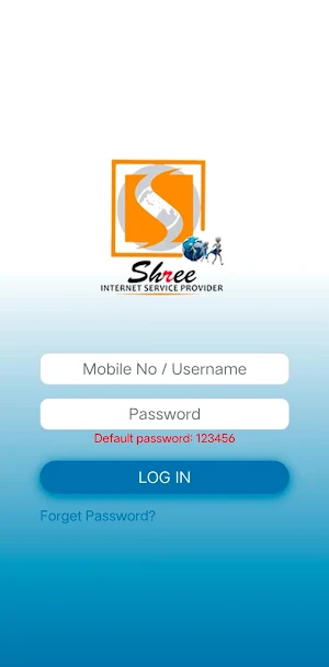 ShreeInternet Service Provider Screenshot 1