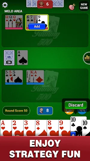 Rummy 500: Classic Card Game Screenshot 2