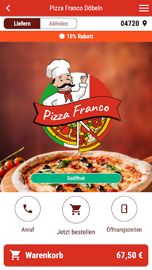 Pizza Franco Döbeln Screenshot 0