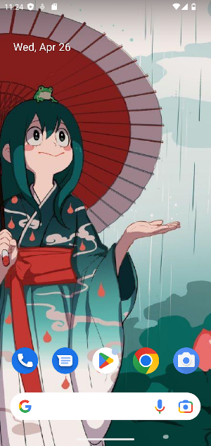 Hero Tsuyu Asui Wallpaper Screenshot 2