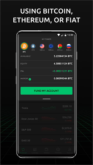 Currency.com Exchange Screenshot 1