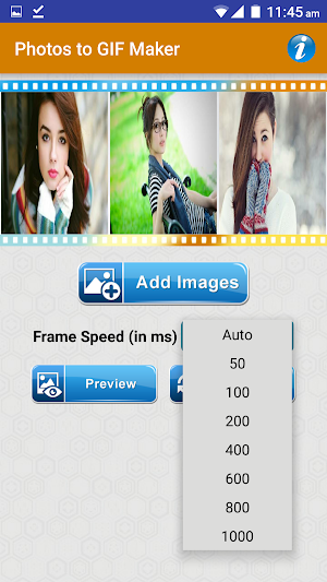 Photos to GIF Maker HD Quality Screenshot 1