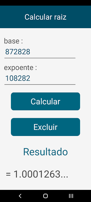 Root Calculator Screenshot 3