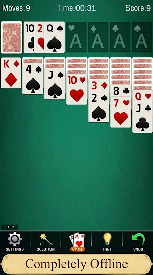 Minimalist Solitaire:Klondike Screenshot 1