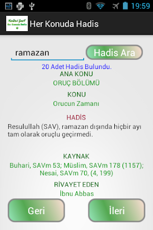 Her Konuda Hadis Screenshot 3