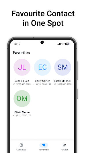 Contacts Screenshot 1