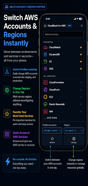 CloudDash for AWS Screenshot 3