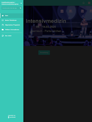 Intensivmedizinerkongress Screenshot 3