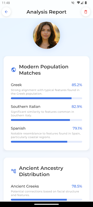 Face DNA: AI Ethnicity Test Screenshot 0