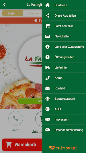 Pizzeria La Famiglia Screenshot 2