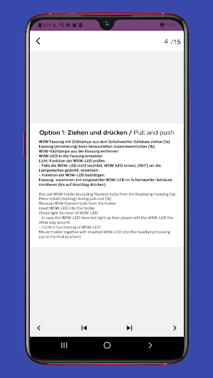 w5w bulb guide Screenshot 1
