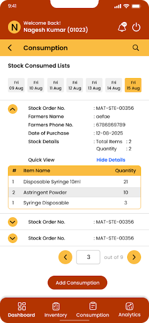 Bavya Consumption Screenshot 3