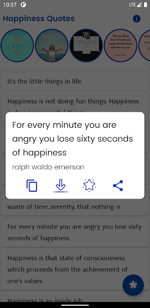 Happiness Quotes Screenshot 3