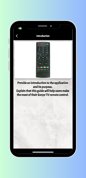 SANYO TV Remote Guide Screenshot 1