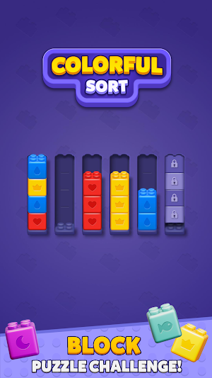 Colorful Sort - Block Puzzle Screenshot 0