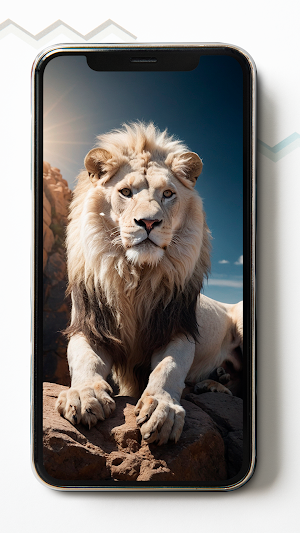 White Lion HD Wallpapers Screenshot 1