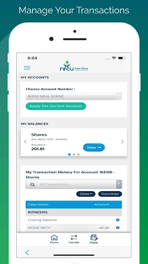 New Ross Credit Union Screenshot 1