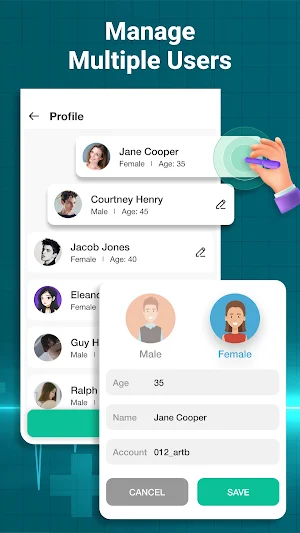 Blood pressure tracker Screenshot 3