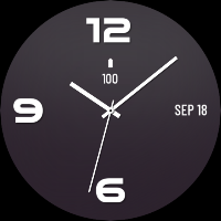 Dark Gray MX Watch Face