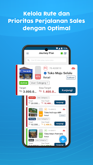 Salesman App Screenshot 1
