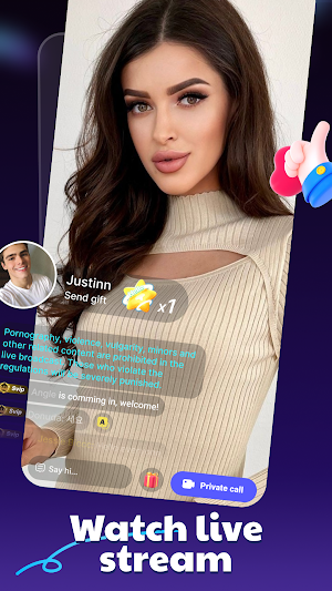 Gabbio-Video call & chat room Screenshot 1