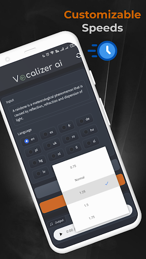 Vocalizer AI - Text-to-Speech Screenshot 2