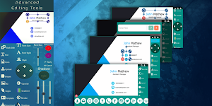Business Card Maker Free Visiting Card Maker photo Screenshot 2