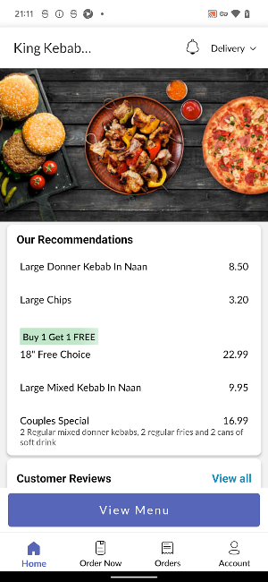 King Kebab - Northhampton Screenshot 1