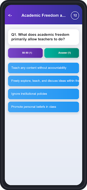 Teacher Ethics Trivia Quiz Screenshot 2