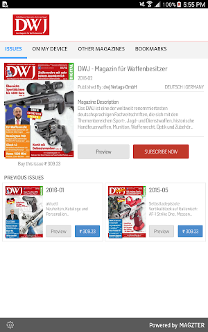 DWJ - Magazin für Waffenbesitz Screenshot 0