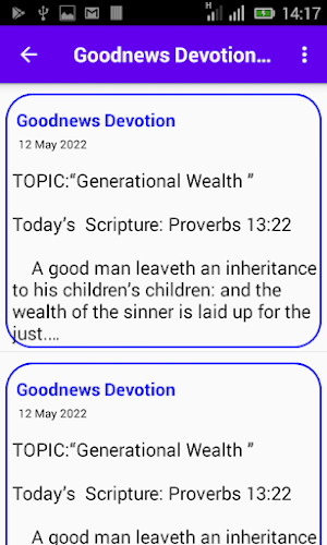 Goodnews Daily Devotion Screenshot 0