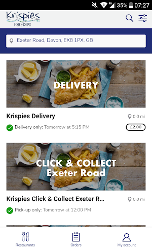 Krispies Fish and Chips Screenshot 0